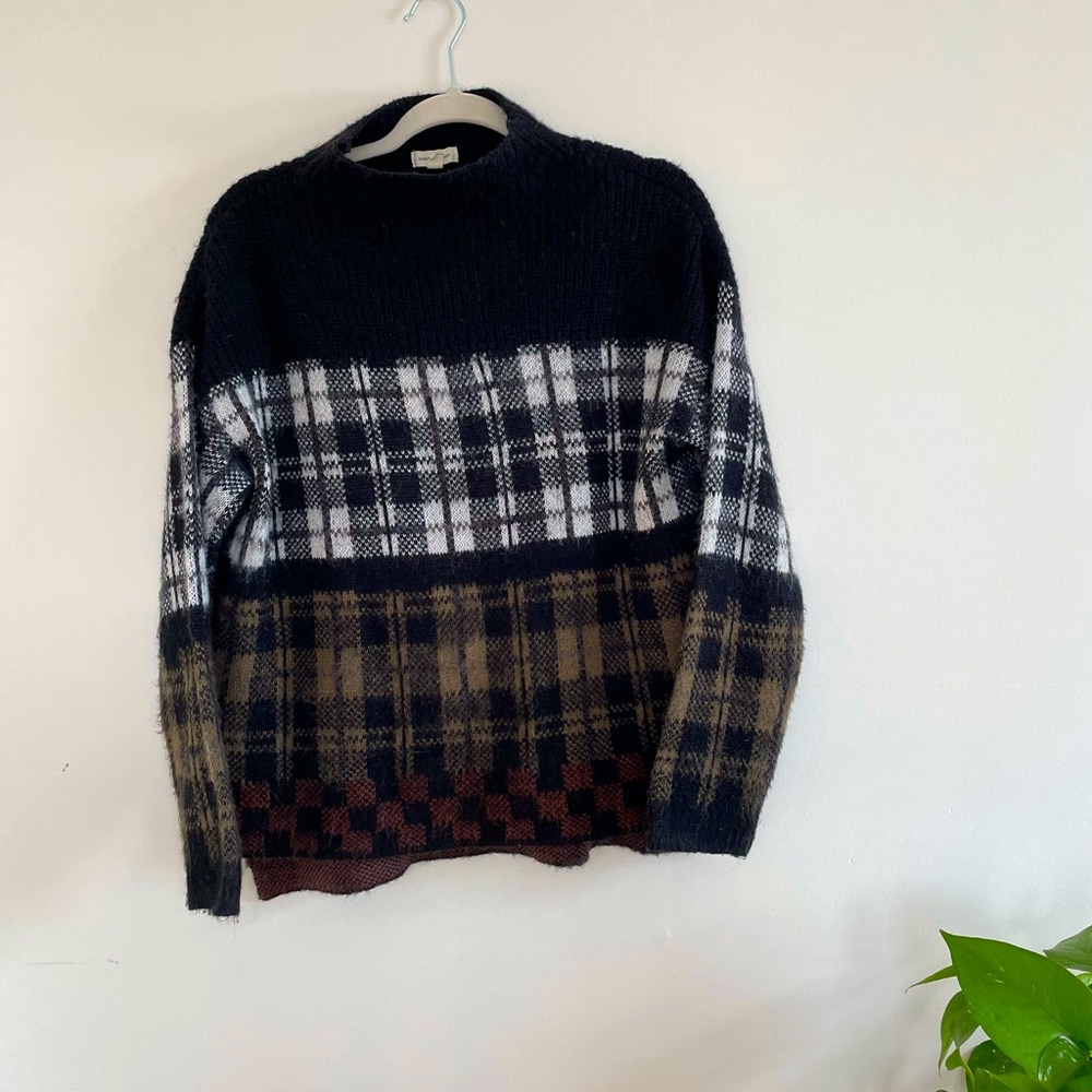 Urban Outfitters: Silence & Noise Hi Low Mock Neck Oversized Sweater Size Xs/S